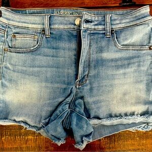 American Eagle Outfitters Light Blue Denim Jean Shorts